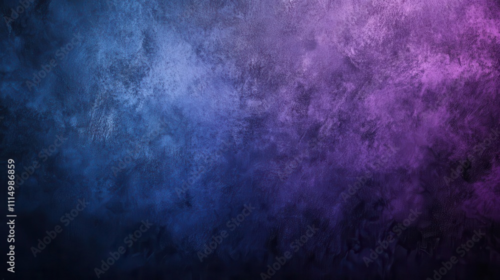 Poster dark blue to purple gradient background with a grainy texture, providing an abstract and moody web b