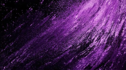 Obraz premium dark purple grainy abstract background blending magenta and black hues, creating a striking visual effect, perfect for posters, banners, and digital designs that demand attention