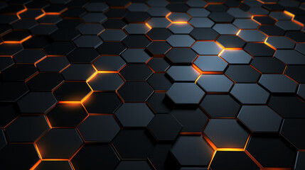 Small hexagons pattern desktop wallpaper