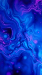 Fototapeta premium Abstract Blue Purple Swirling Liquid Fluid Art Design