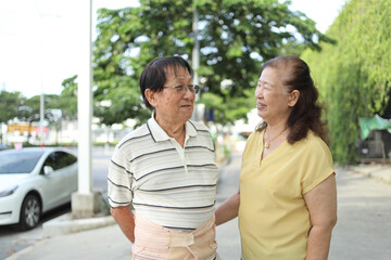 Obraz premium Senior Asian Couple