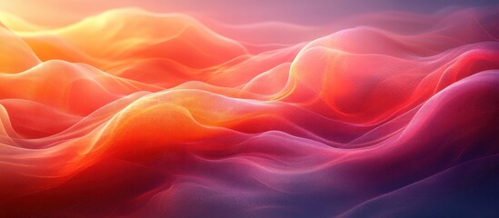 Obraz premium Abstract Gradient Background Dark Red Black Smooth Flowing Shapes Warm Cool Hues Design