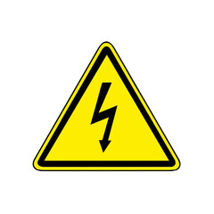 Warning attention icon symbol vector image Illustration