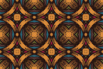 Abstract Hand Drawn Seamless Pattern