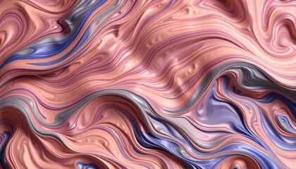 Obraz premium Abstract Swirling Pink Purple and Gray Hues