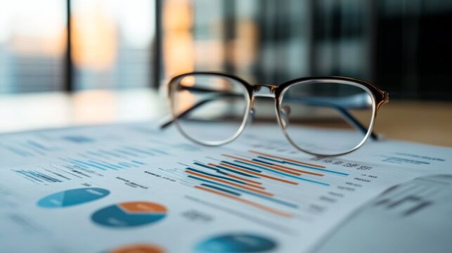 business asset with networking for presentation background concept