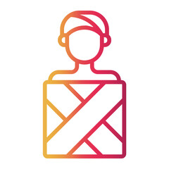 wrap Line Gradient Icon