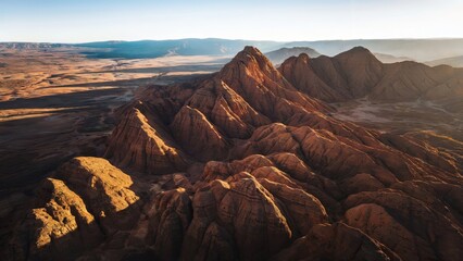 Isolated Aerial Shot of the Bungle Bungles, Australia Aerial view of the Bungle Bungles under a harsh midday sun, with their rugged