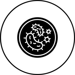 Naklejka premium Bacteria Icon