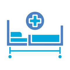 Fototapeta premium Bed Icon