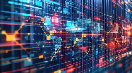 Obraz premium A dynamic illustration showing global supply chains, with arrows connecting manufacturers, suppliers, and distributors, highlighting international trade flow.