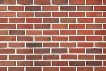 Obraz premium A red brick wall.