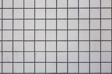White tiles.