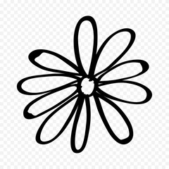 Hand drawn spring flowers illustration. floral illustration