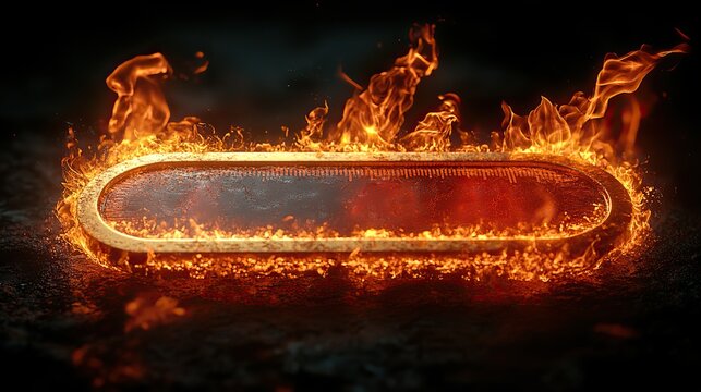Flames surround a thermometer as temperatures reach dangerous levels, signaling the ongoing climate crisis