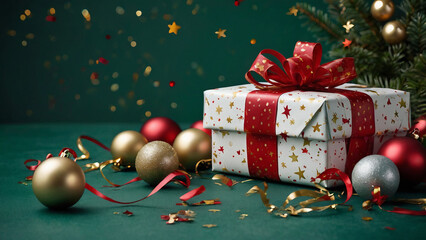 Elegant Christmas Gifts and Ornaments with Festive Decor

