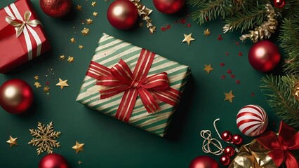 Elegant Christmas Gifts and Ornaments with Festive Decor

