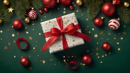 Elegant Christmas Gifts and Ornaments with Festive Decor

