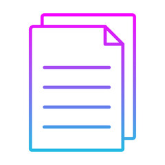 Obraz premium Document Icon