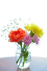 花瓶に生けた花