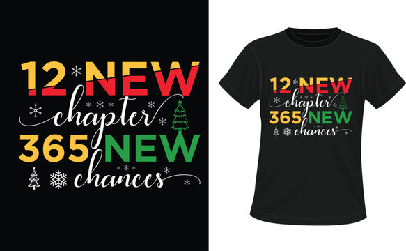Happy New Year 2025 Typography T-Shirt Design, New Year Crew 2025 Shirts, Happy New Year SVG,New Year Celebration T-Shirt