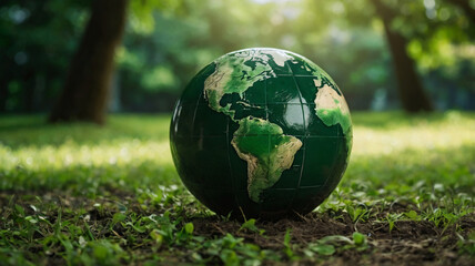 save the earth. World environment day concept