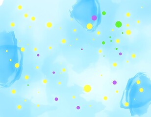 Fototapeta premium balloons and confetti