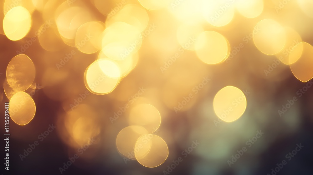 Poster abstract bokeh background - vintage effect style pictures. shallow dof - generated ai