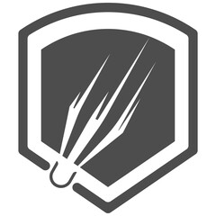 badminton logo vector illustration design