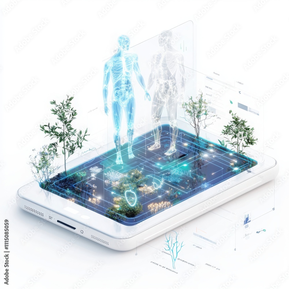 Poster enhancing wellness through precision microbiome tracking a comprehensive guide to digital health mon