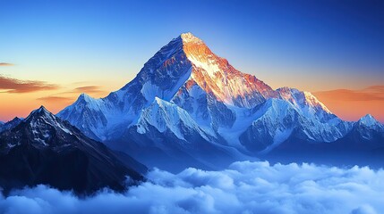 The highest peak on the continent rises majestically, serving as a powerful reminder of the beauty of nature and the effects of global warming on mountainous regions