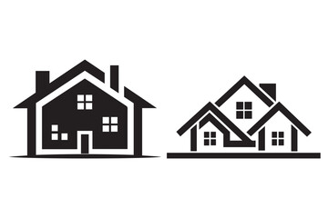 Fototapeta premium House logo design vector template, real estate logo inspiration