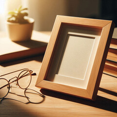 book and glasses