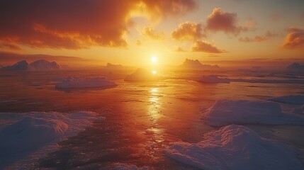Fototapeta premium The summer season in Greenland highlights the beauty of the landscape, but rising temperatures and melting ice are altering this environment