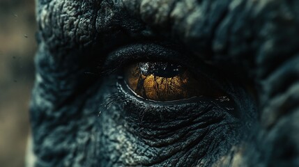 The Golden Gaze of a Mythical Creature