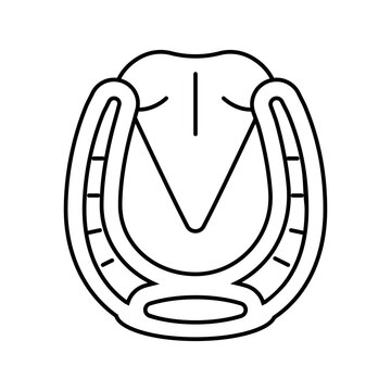 recommend clip art: farrier blacksmith line icon vector. farrier blacksmith sign. isolated contour symbol black illustration