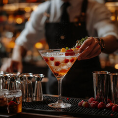 cocktail in the bar