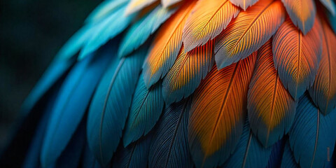 Obraz premium blue and yellow macaw ara