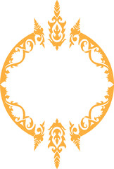 Thai art gold frame