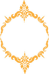 Thai art gold frame