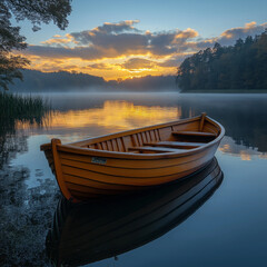 boat on lake