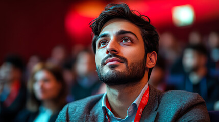 Entrepreneur Inspired by Leaders at Startup Conference Event