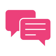 Naklejka premium Chat Icon