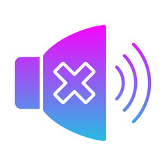 Fototapeta premium Volume Off Icon