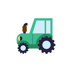 Fototapeta premium Illustration of an tractor