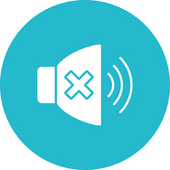 Fototapeta premium Volume Off Icon