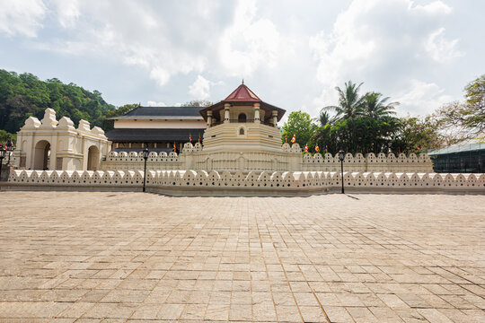 Temple of the Sacred Tooth Relic at Kandy, Sri Lanka