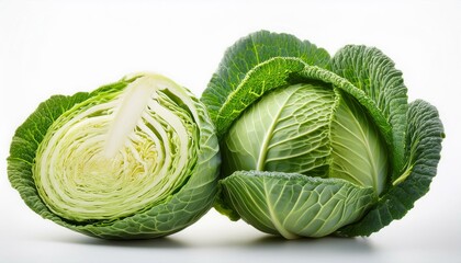 Fototapeta premium cabbage isolated on white background