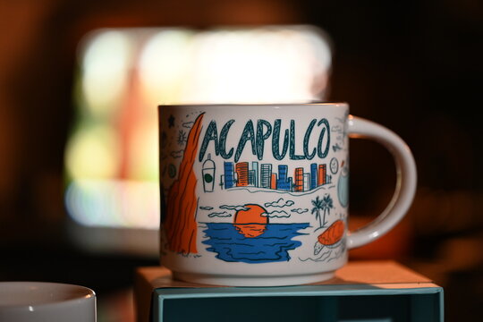 Taza de Acapulco, Starbucks de los lugares tur&iacute;sticos de M&eacute;xico