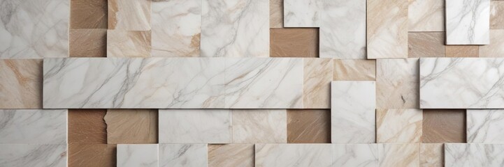 Fototapeta premium Abstract Nature Marble Pattern with Plastic and Stoney Tiles , background, stony
